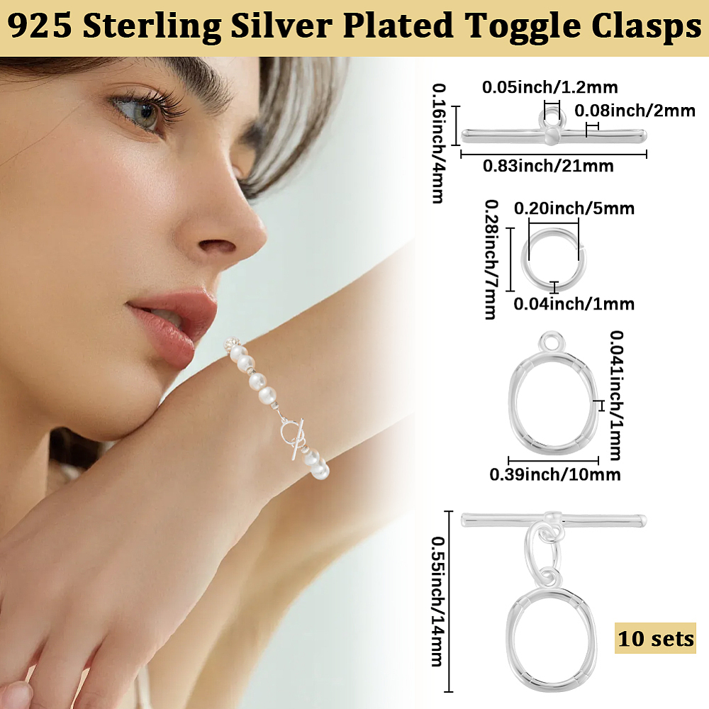 Fermoirs à bascule en laiton a - Sterling Silver Ring avis et prix