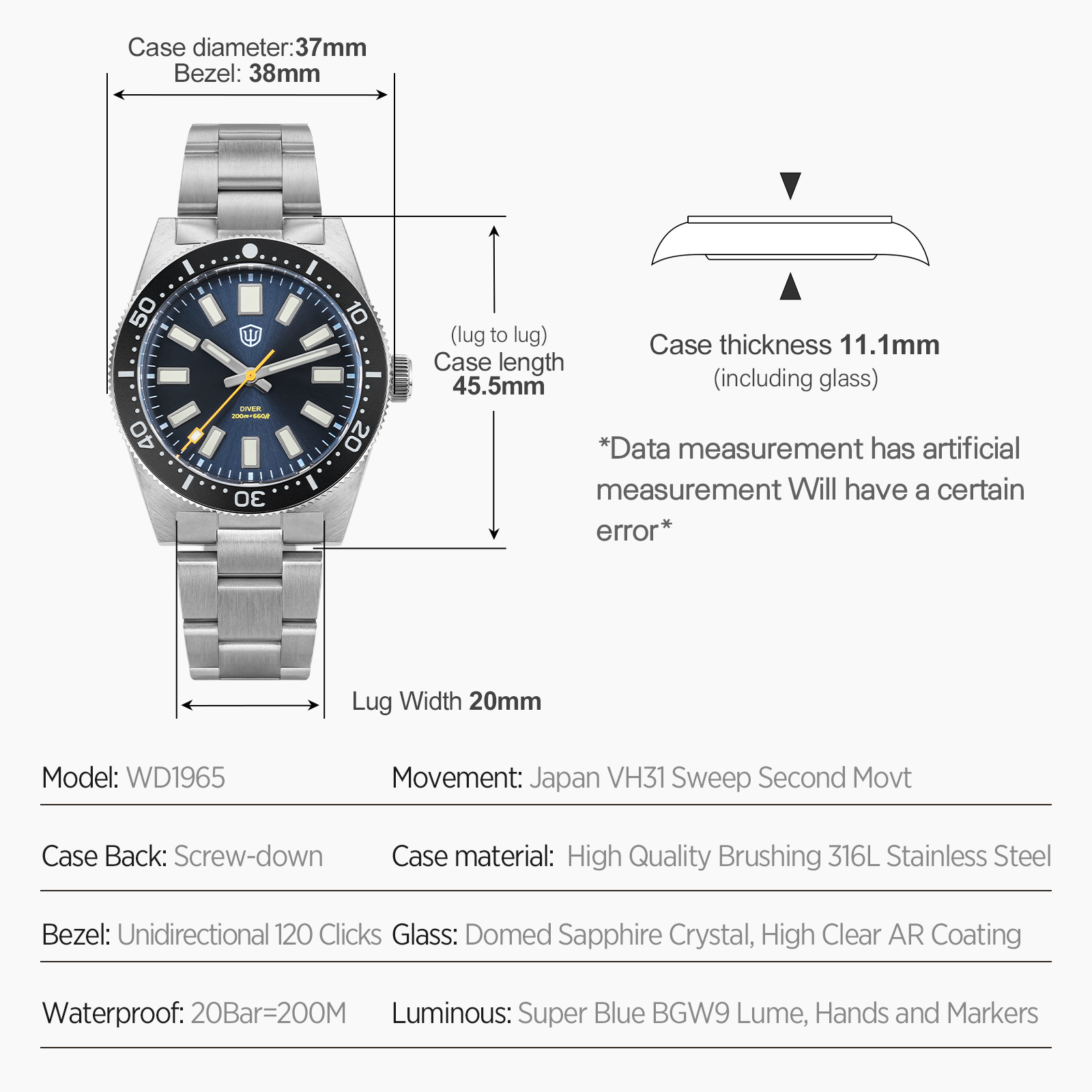 Watchdives – montre-bracelet p - Jewelry Watch avis et prix