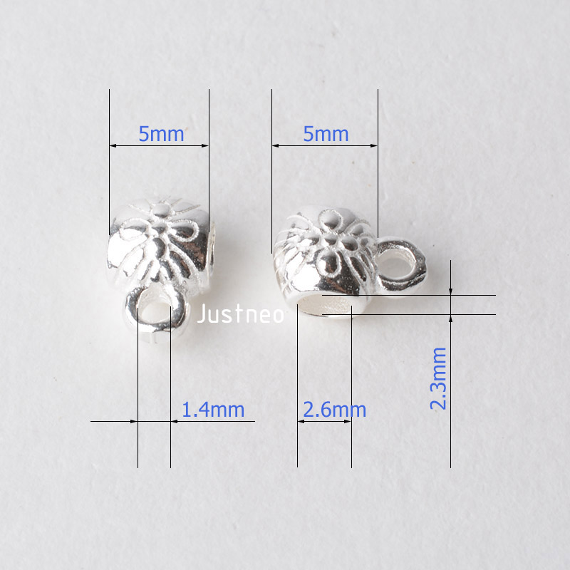 Connecteur de perles d'espacem - Sterling Silver Ring avis et prix