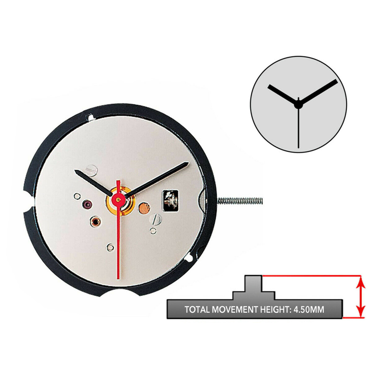 Mouvement à quartz Ronda 583,  - Jewels In Quartz Watches avis et prix