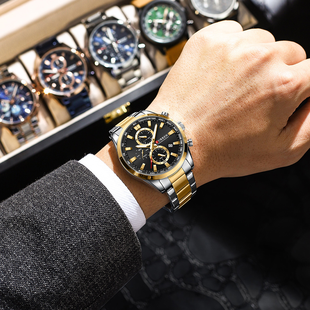 CURREN Casual Quartz Chrono Sp - Jewelry And Watches avis et prix