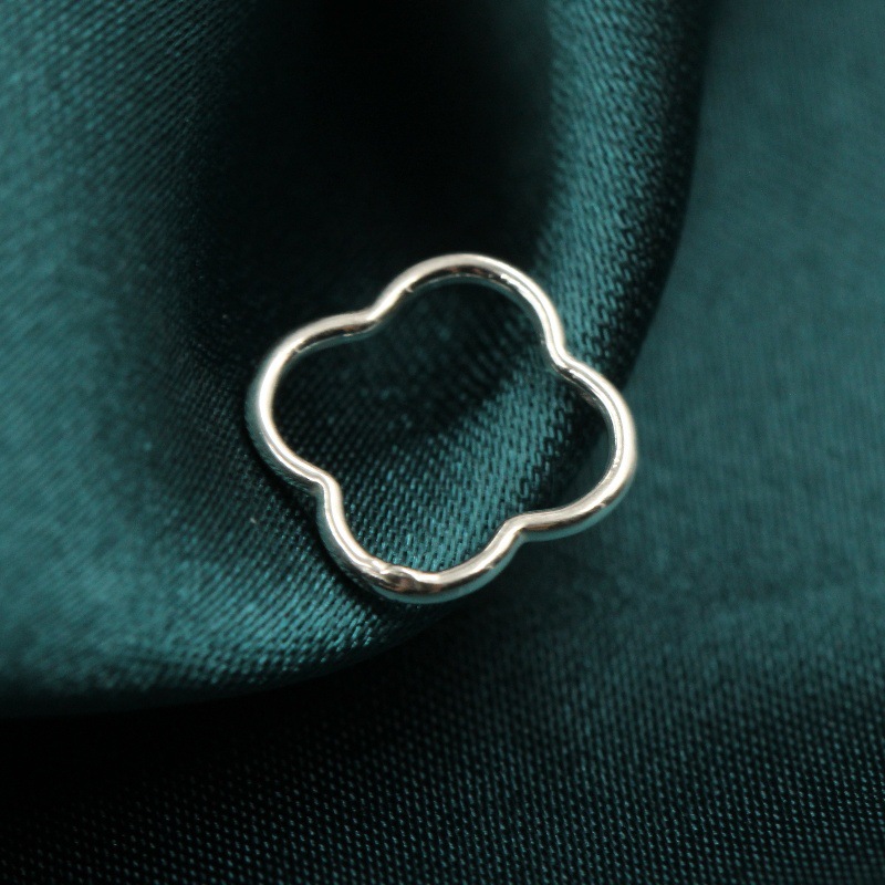 Anneau de jonction trèfle à qu - Sterling Silver Ring avis et prix