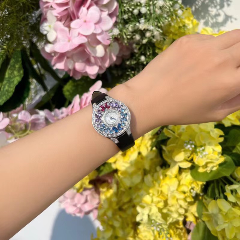 Montre de luxe colorée pour fe - Jewels In Quartz Watches avis et prix