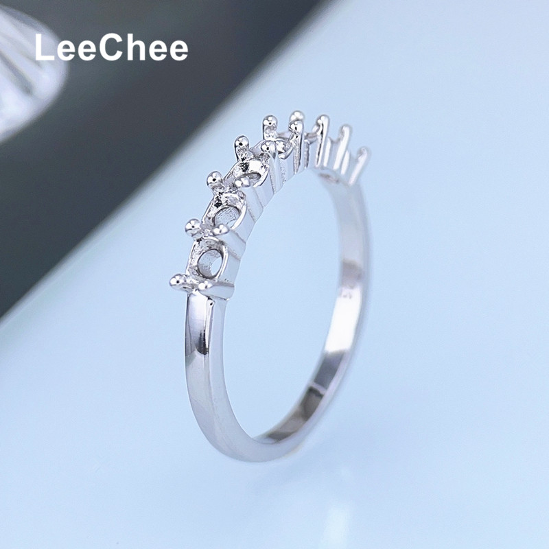 Paramètres de bague à bande fi - Sterling Silver Ring avis et prix