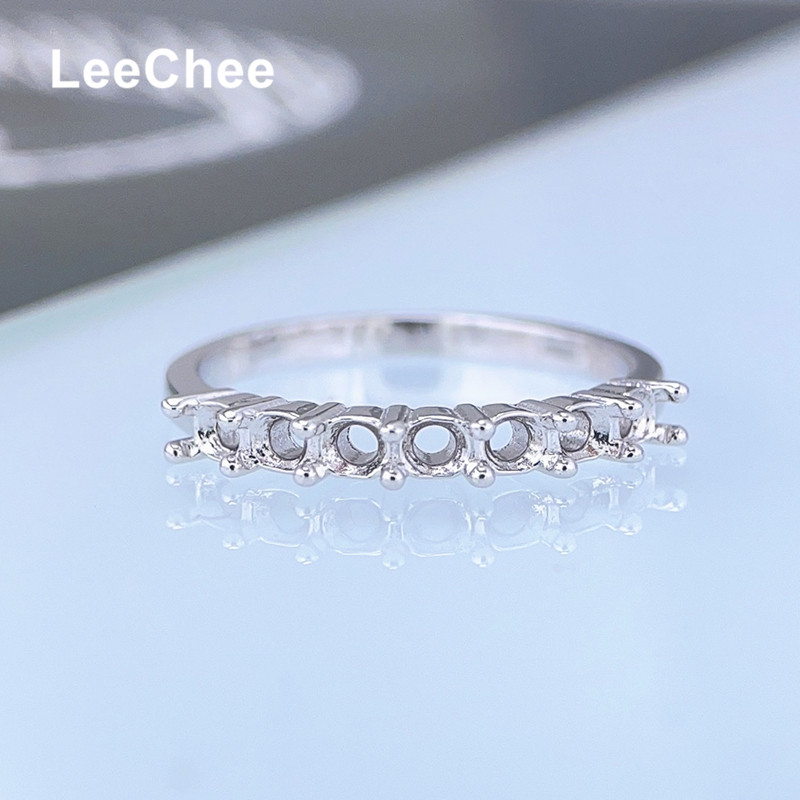 Paramètres de bague à bande fi - Sterling Silver Ring avis et prix