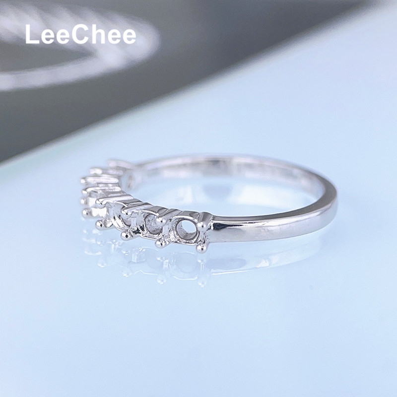 Paramètres de bague à bande fi - Sterling Silver Ring avis et prix